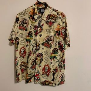 Ed Hardy Vintage  Button Up